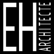 Logo EH architecte entreprise de rénovation et création de projet immobilier sur le Luc dans le Var 