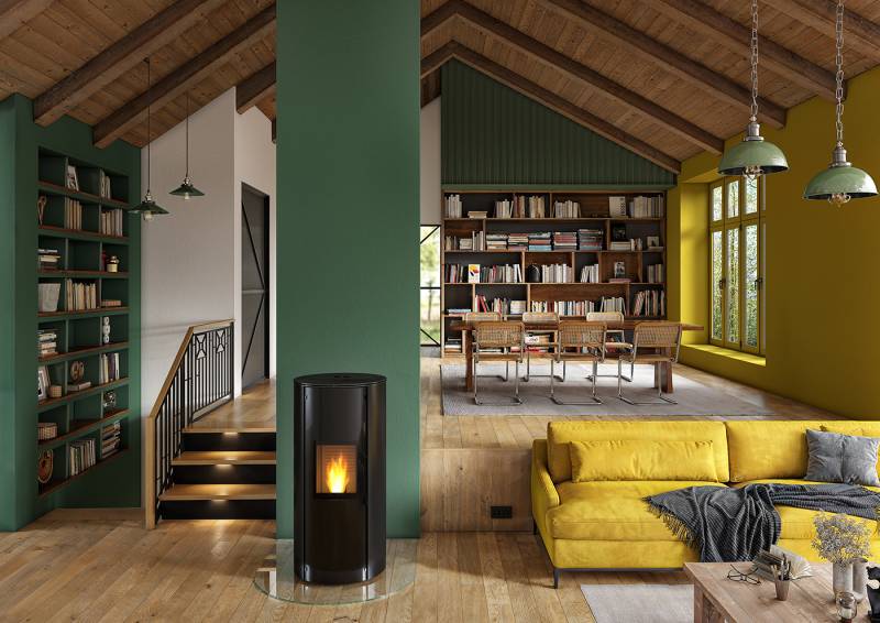 Installation d'un poêle à granules (pellet) Jotul dans le var 