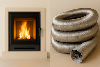 tuber un conduit existant pour installer un chauffage de type poele a bois